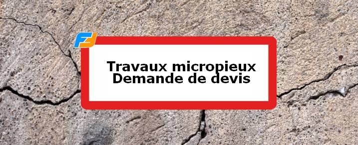 Travaux micropieux près de chez vous